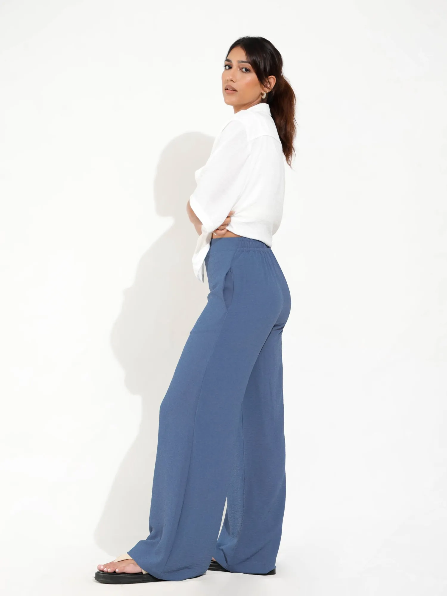 High Waist  Wide Leg Pant