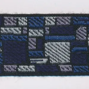 Jacquard Ribbon #1 Navy