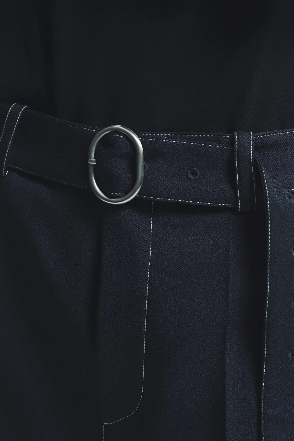 JIL SANDER | BELTED TROUSERS