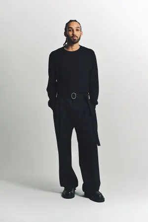 JIL SANDER | BELTED TROUSERS