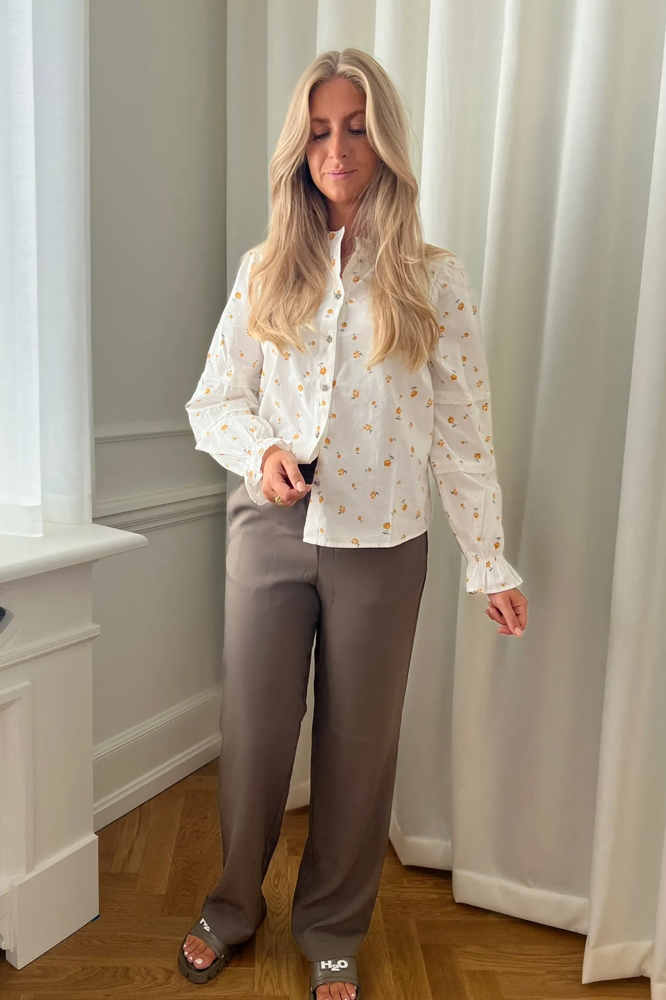 JXPoppy Bukser - Brun Grå