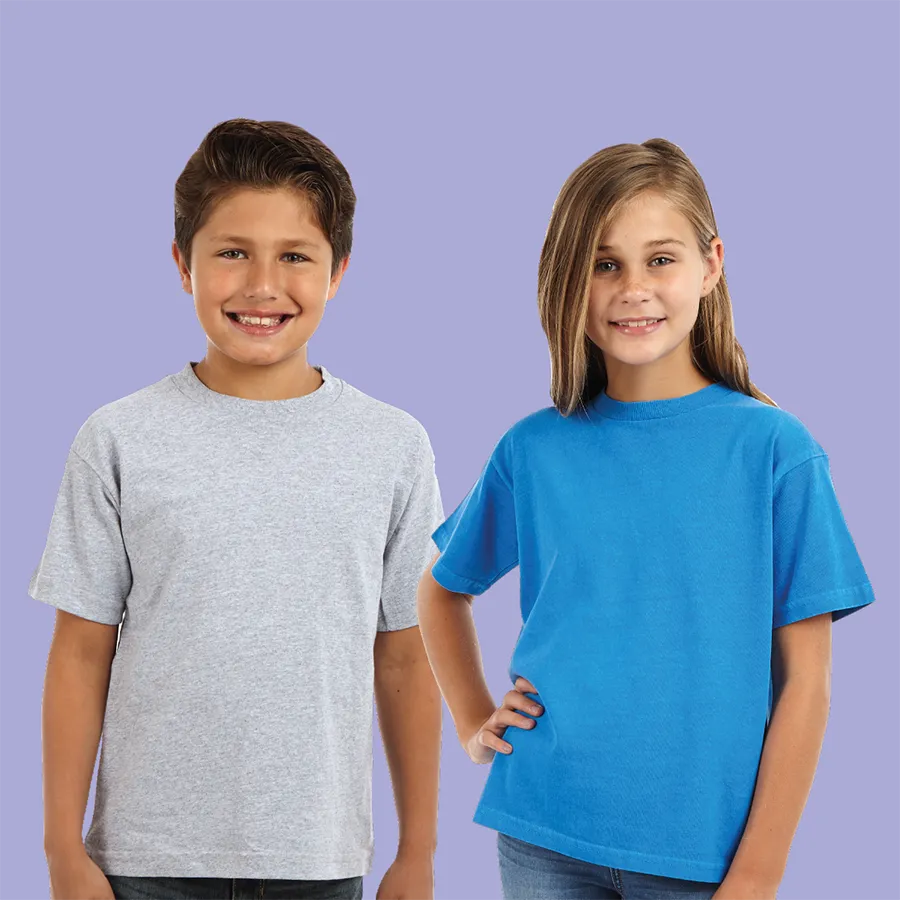Kids Short Sleeve Heavy Weight T-Shirts (STYLE #107)