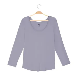 Kyte Baby Women's Long Sleeve Scoop Neck Tee - FINAL SALE