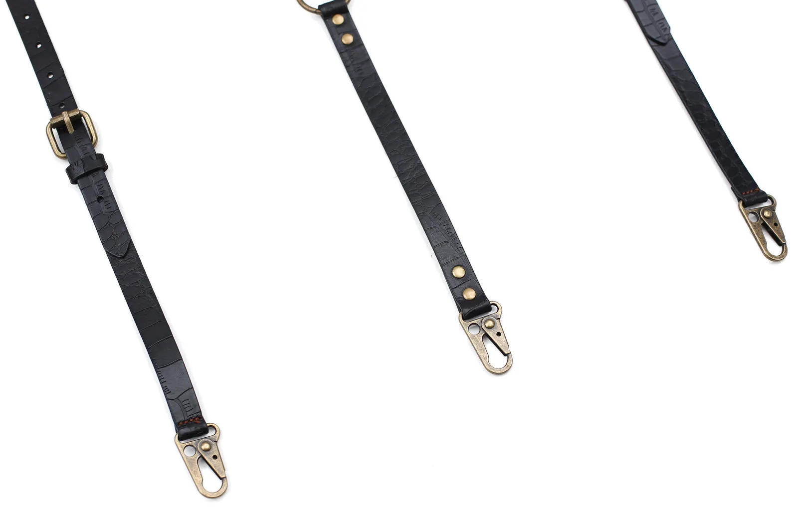 Leather Suspenders for Men Genuine Leather Y Back Adjustable Suspenders with Hooks Groomsmen Gift