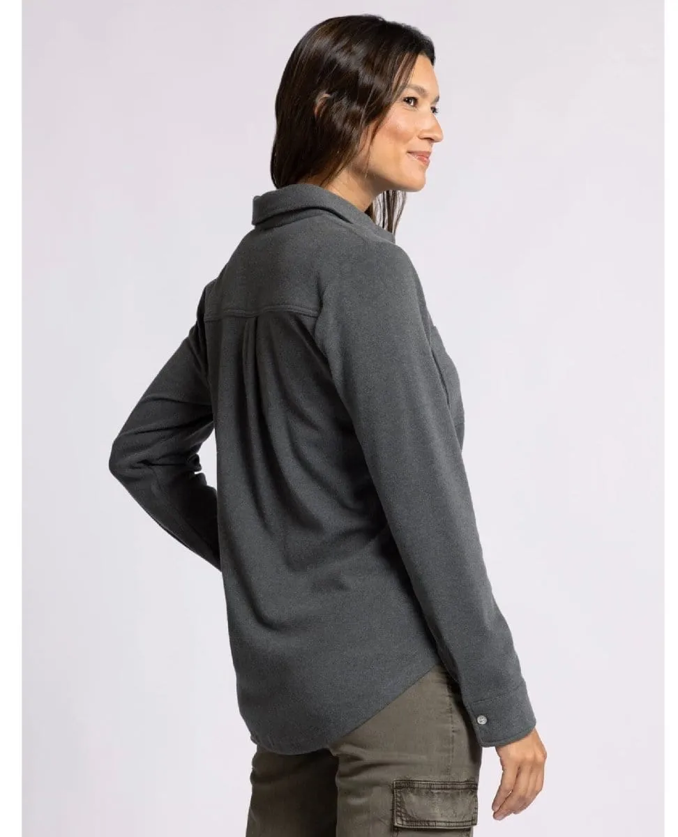 Lewis Long Sleeve Charcoal Plaid