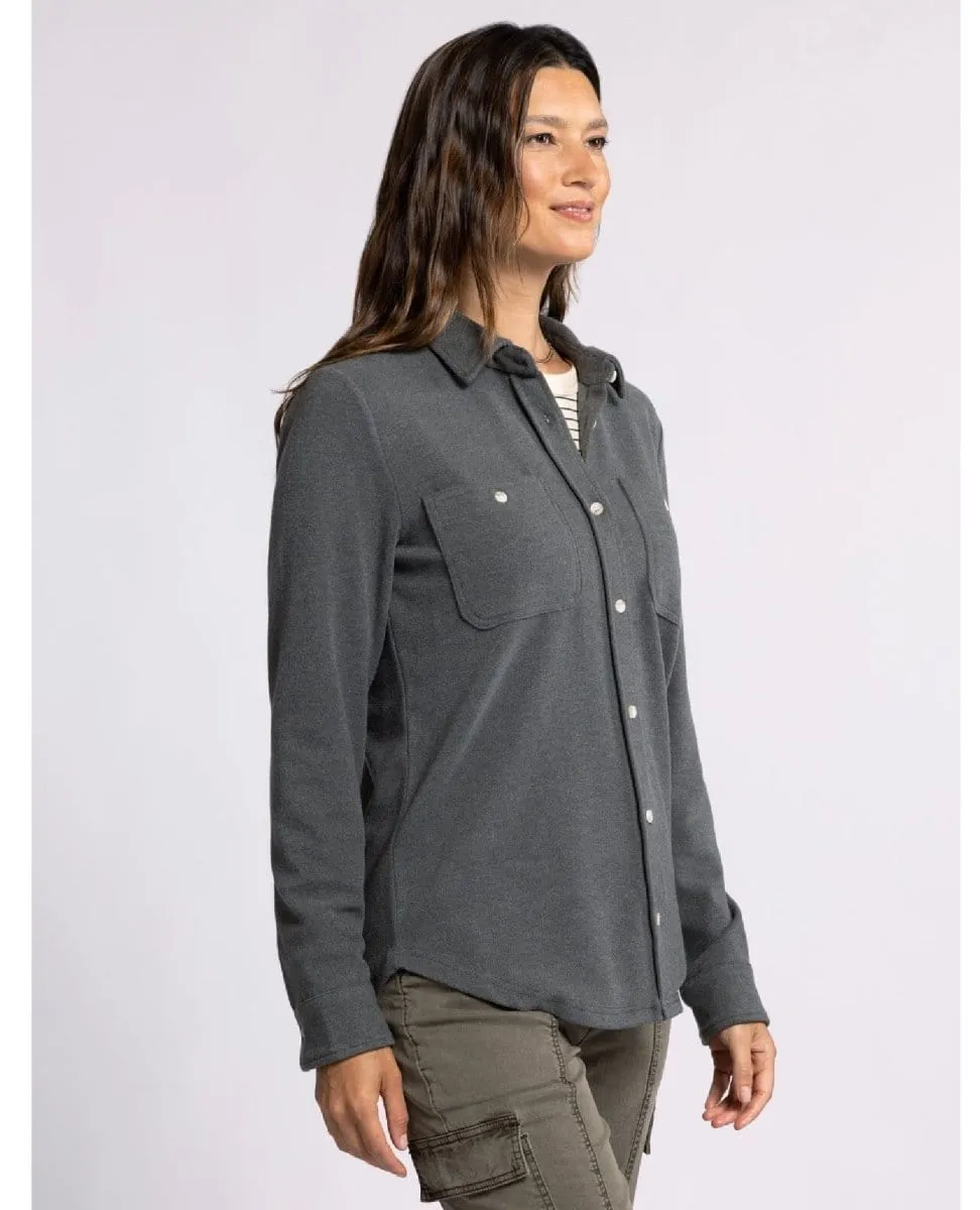 Lewis Long Sleeve Charcoal Plaid