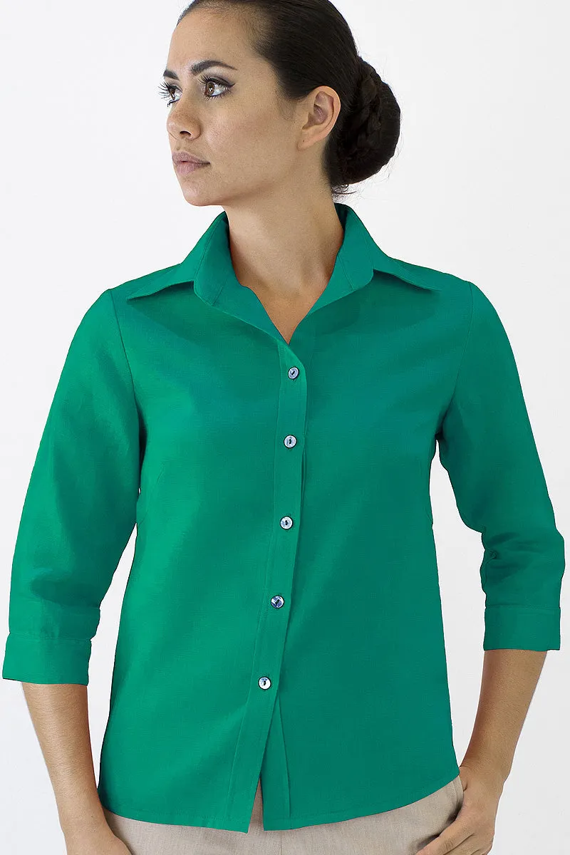 Linen Collar Shirt for Women ML-02