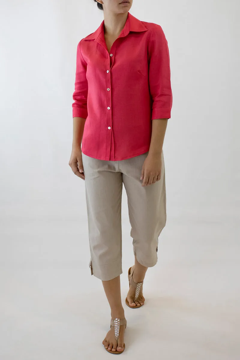 Linen Collar Shirt for Women ML-02
