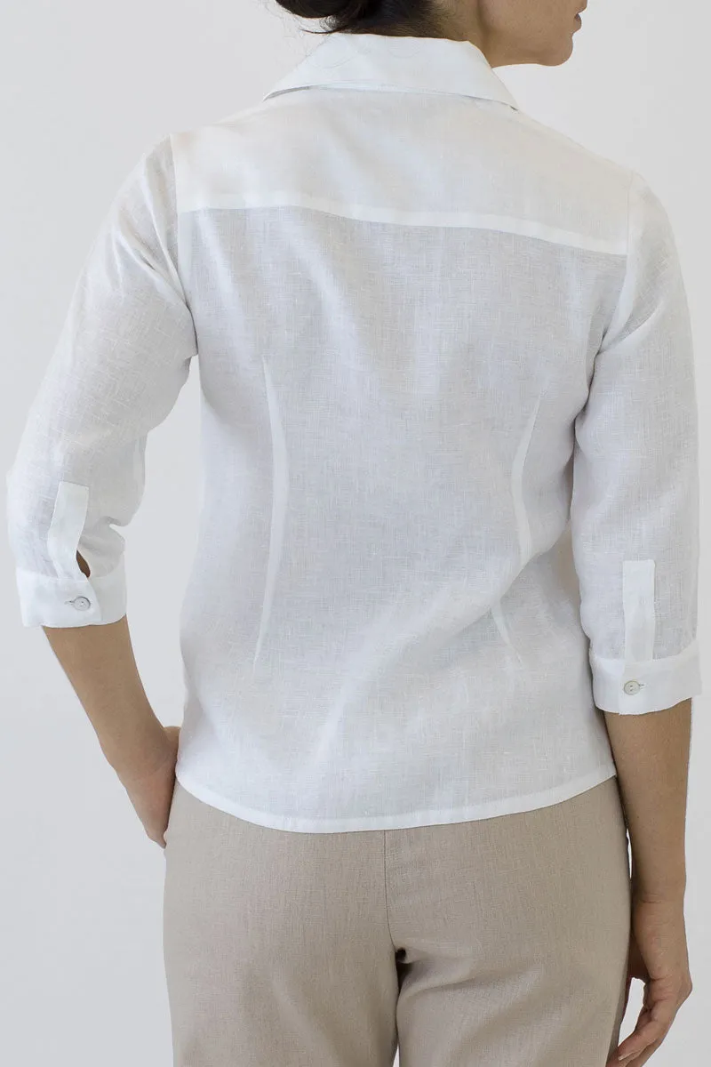 Linen Collar Shirt for Women ML-02