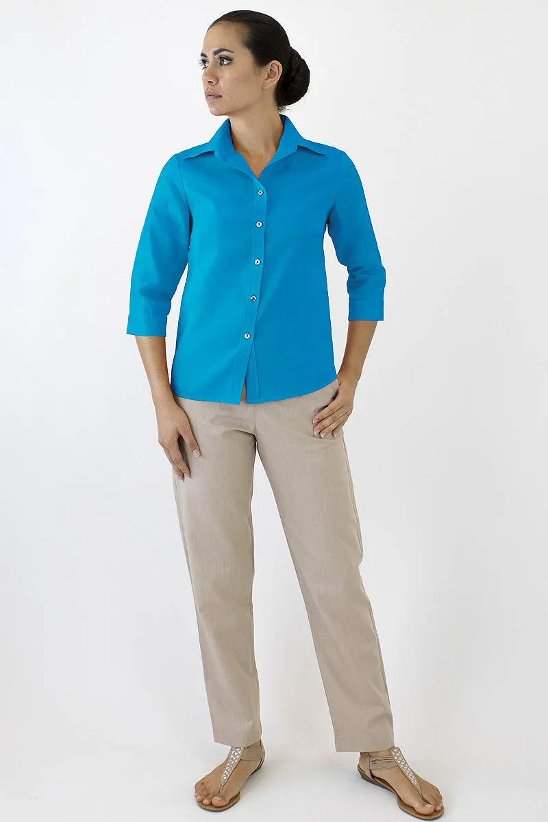Linen Collar Shirt for Women ML-02