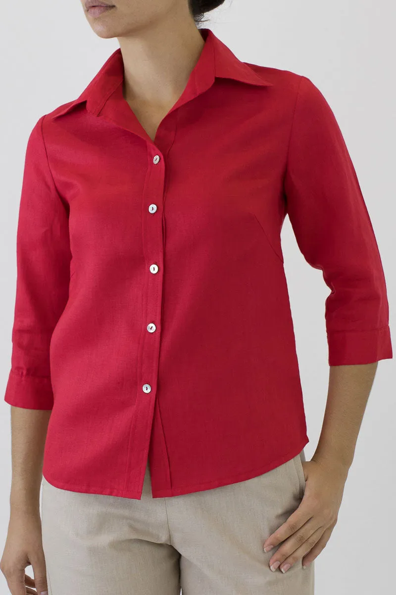 Linen Collar Shirt for Women ML-02