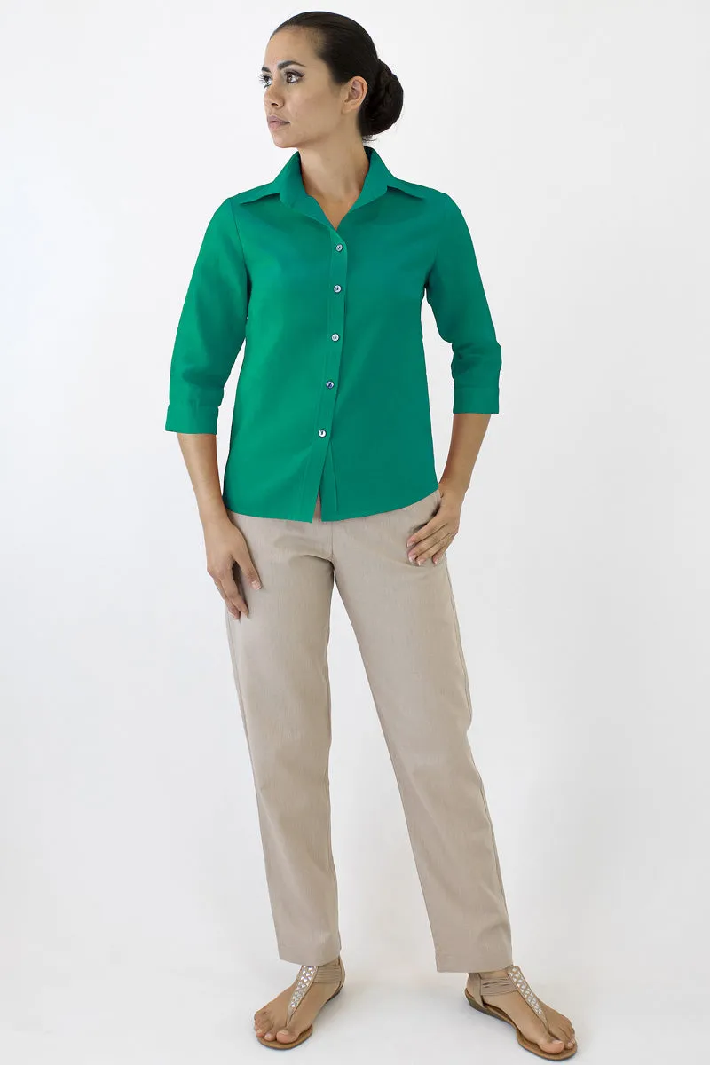Linen Collar Shirt for Women ML-02