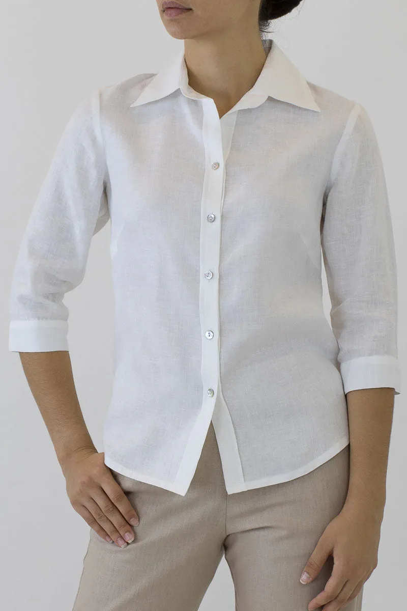 Linen Collar Shirt for Women ML-02
