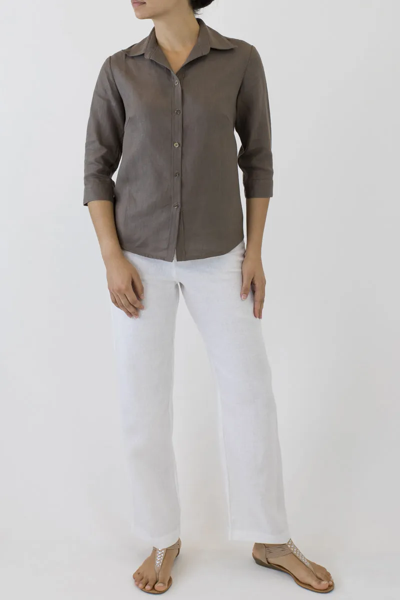 Linen Collar Shirt for Women ML-02