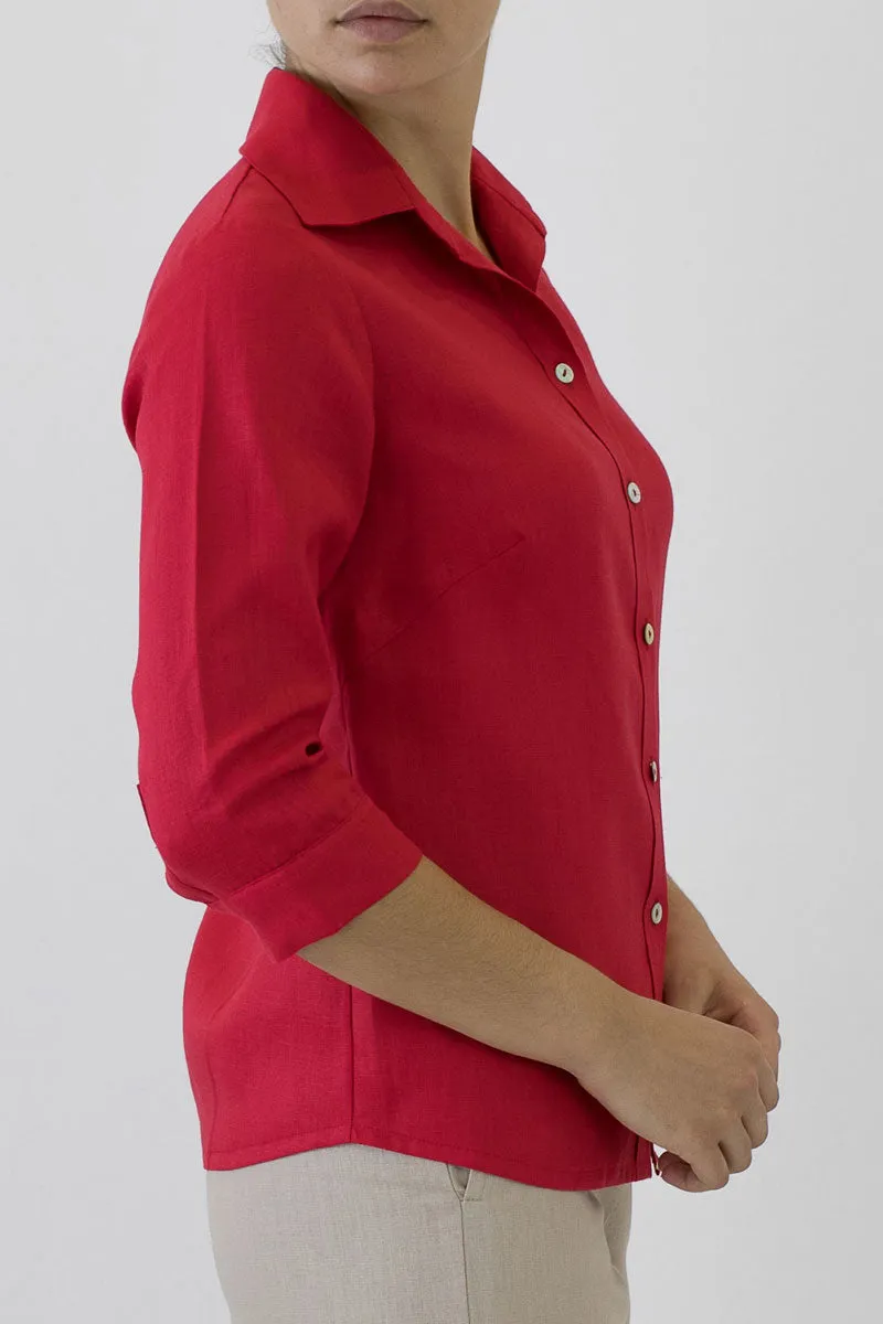 Linen Collar Shirt for Women ML-02