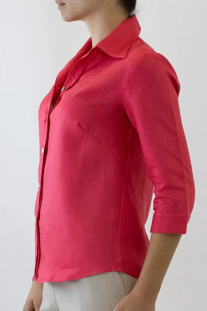 Linen Collar Shirt for Women ML-02