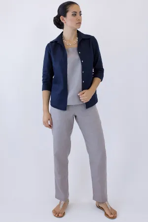 Linen Collar Shirt for Women ML-02