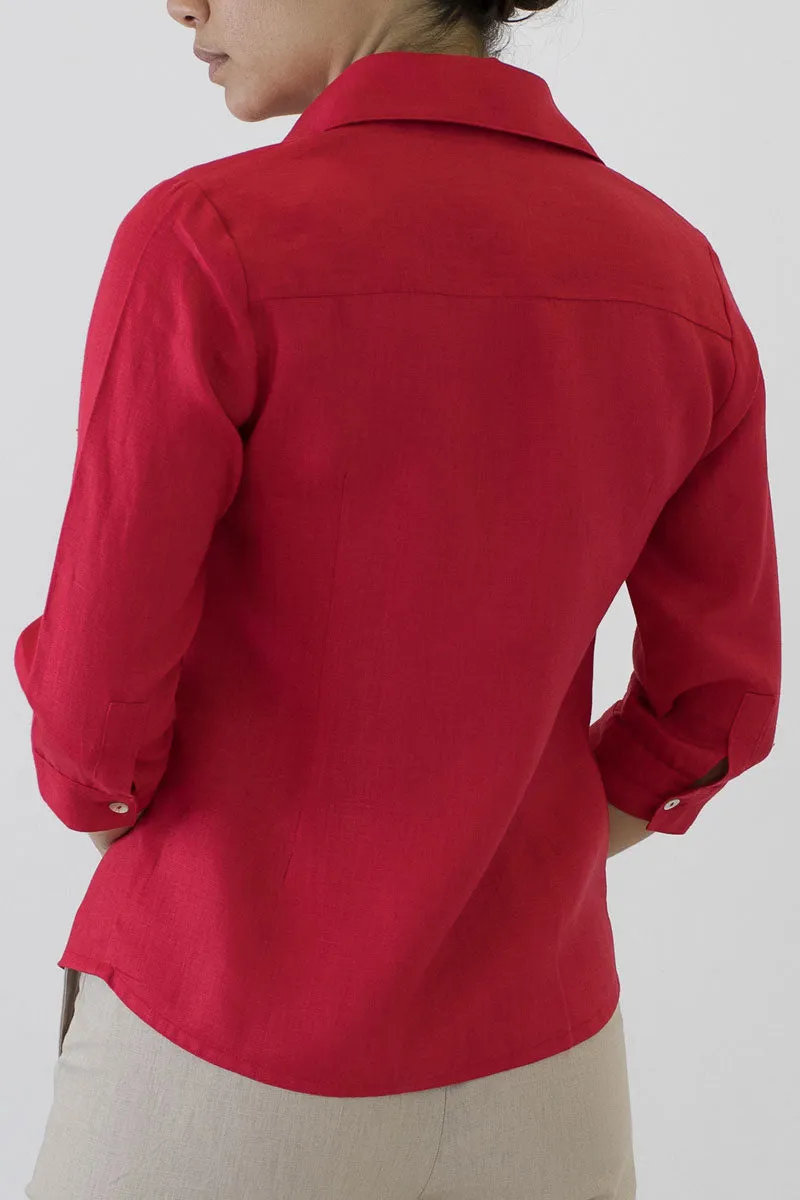 Linen Collar Shirt for Women ML-02