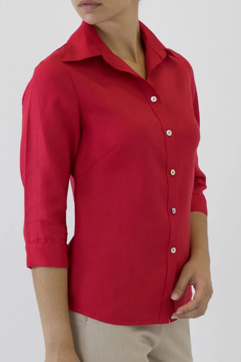 Linen Collar Shirt for Women ML-02