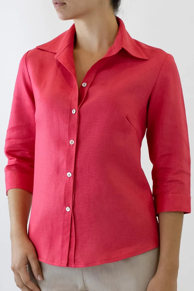 Linen Collar Shirt for Women ML-02
