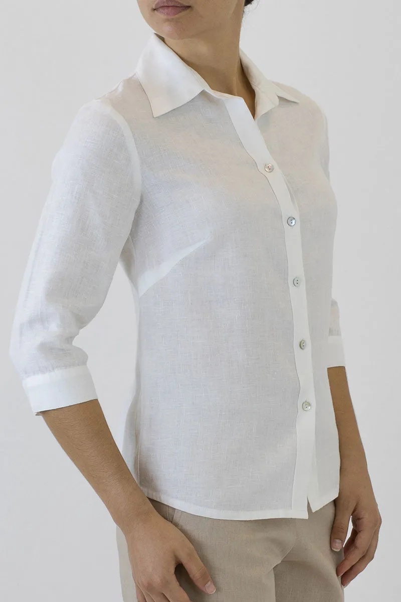 Linen Collar Shirt for Women ML-02