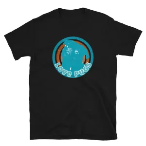 Love Pugs Novelty Graphic T-Shirt