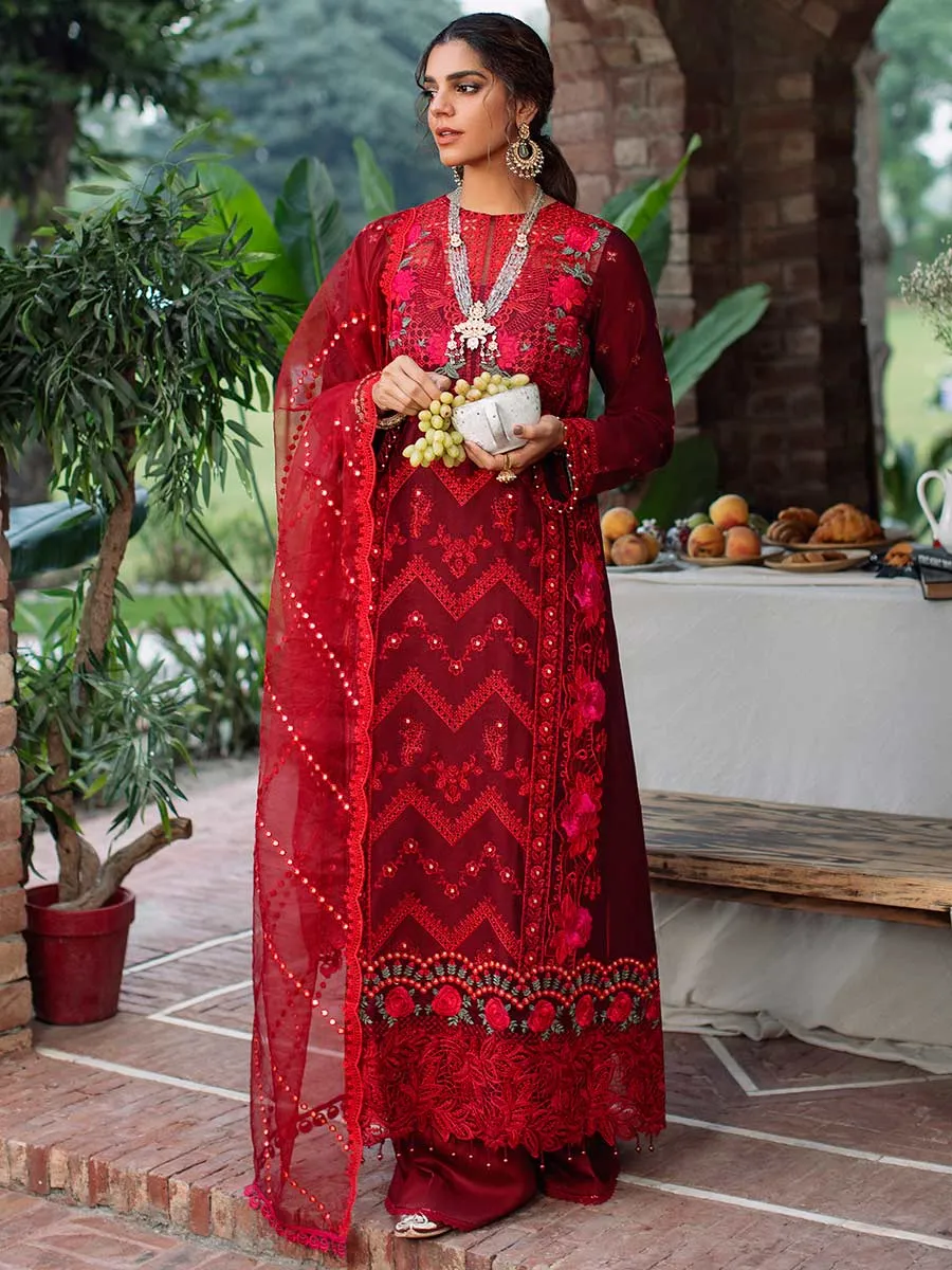 Luxury Edit Winter '22 D#5A | RajBari Fall/Winter Unstitched Luxury Collection 2022 | Unstitched Embroidered Chikankari Suits