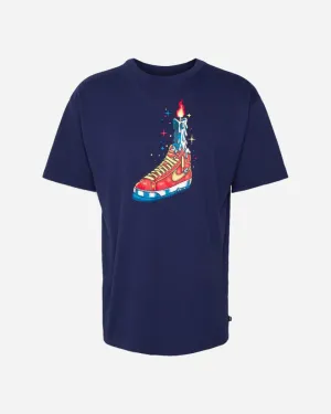 M Nike SB Tee Waxed - Navy