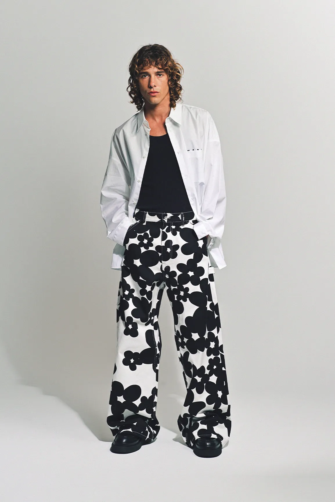 MARNI | FLORAL CARGO PANTS
