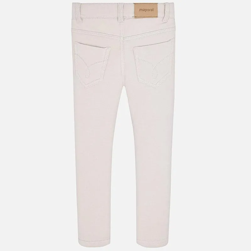 Mayoral Beige Skinny Trousers