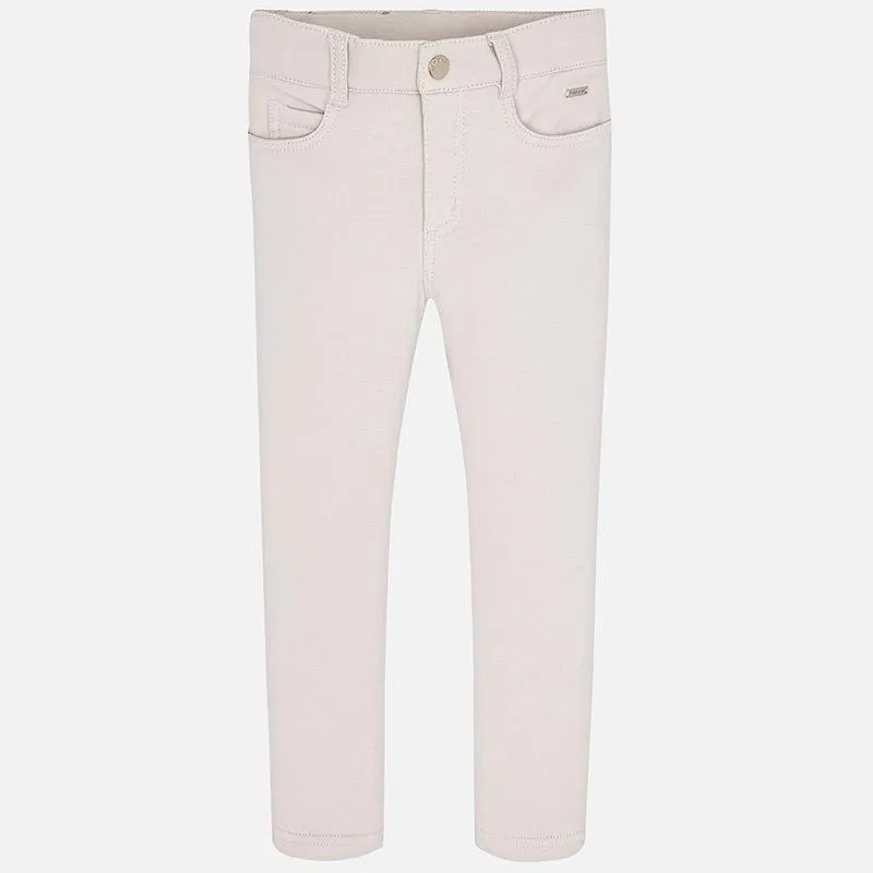 Mayoral Beige Skinny Trousers