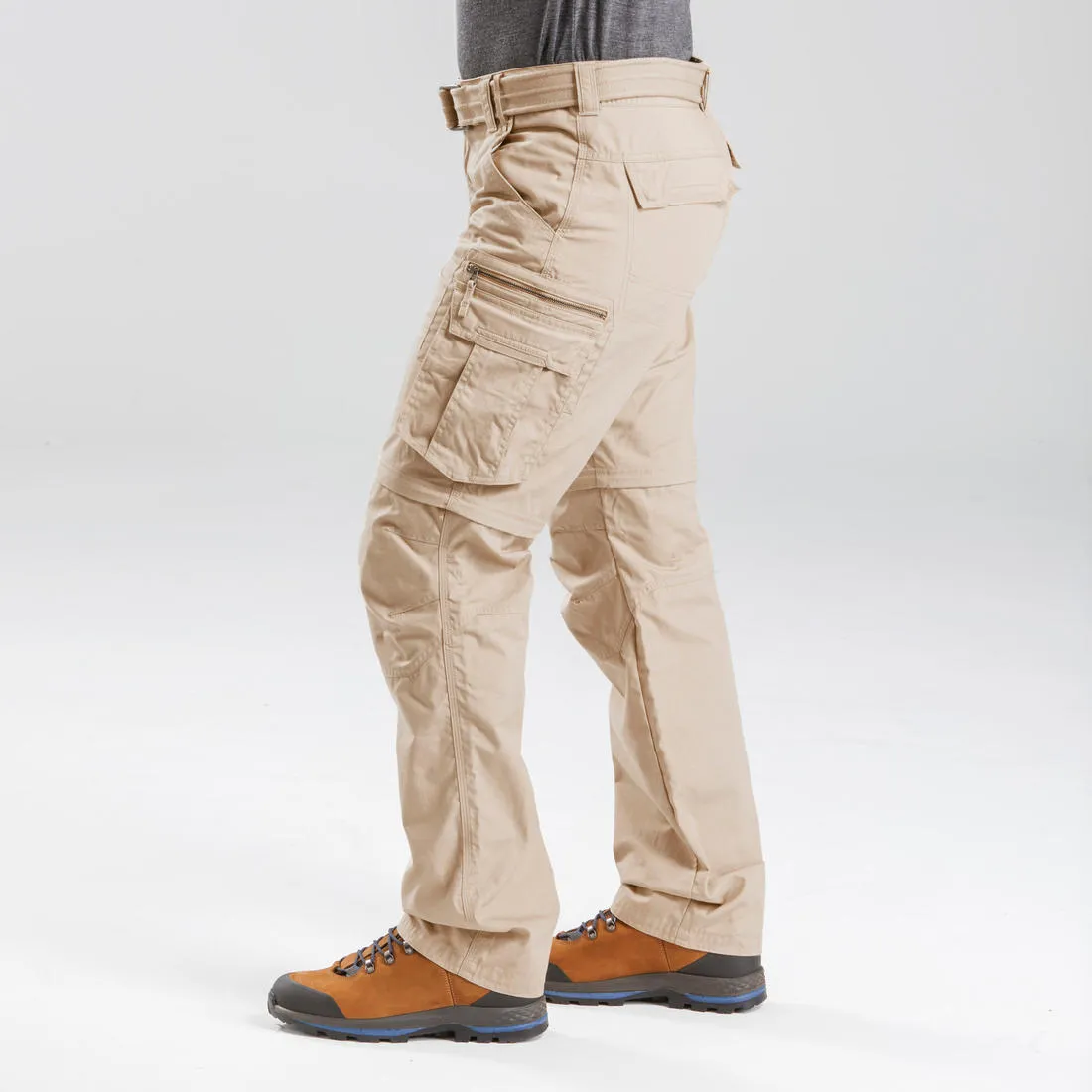 Men's Travel Trekking Zip-Off Cargo Trousers - Travel 500 Zip-Off