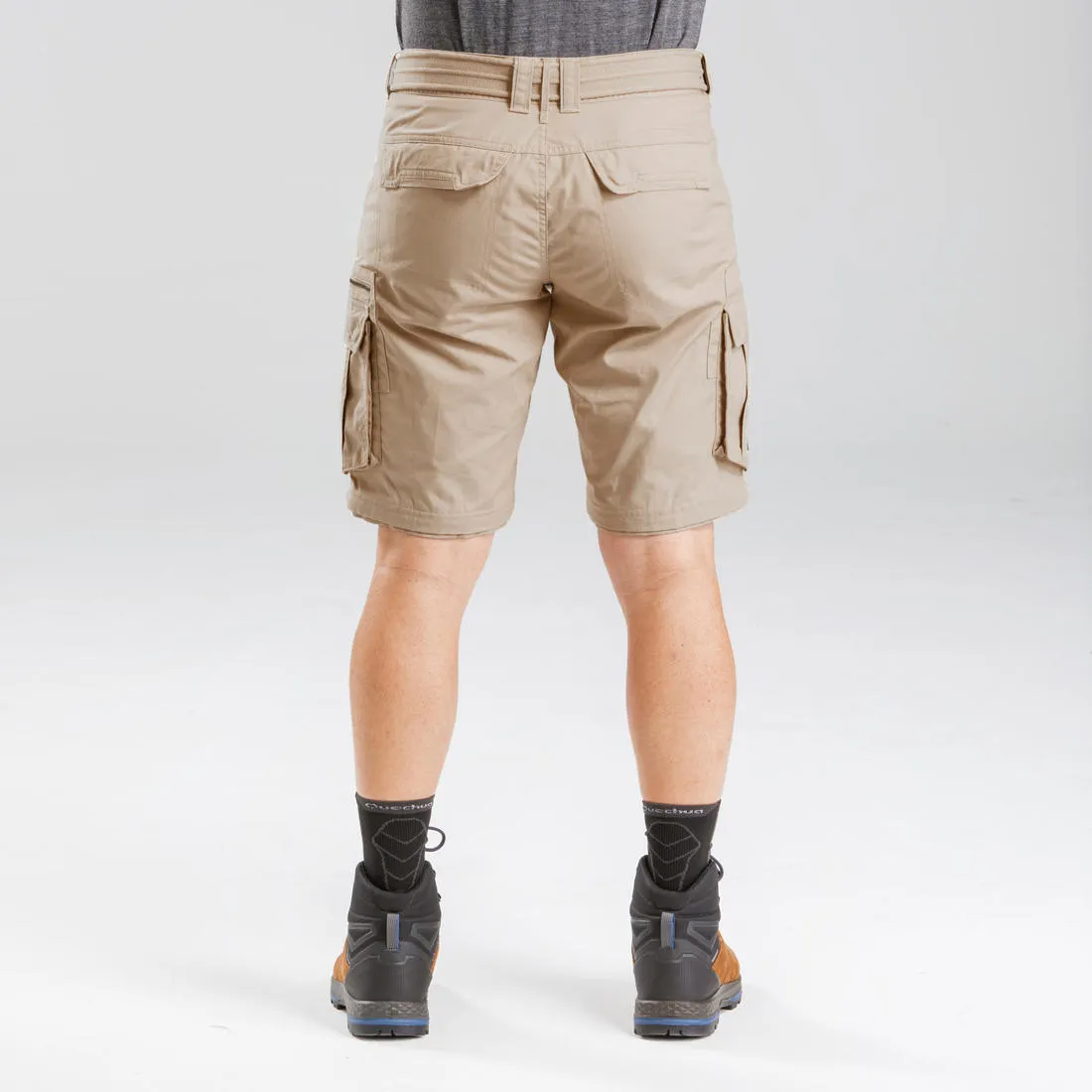 Men's Travel Trekking Zip-Off Cargo Trousers - Travel 500 Zip-Off