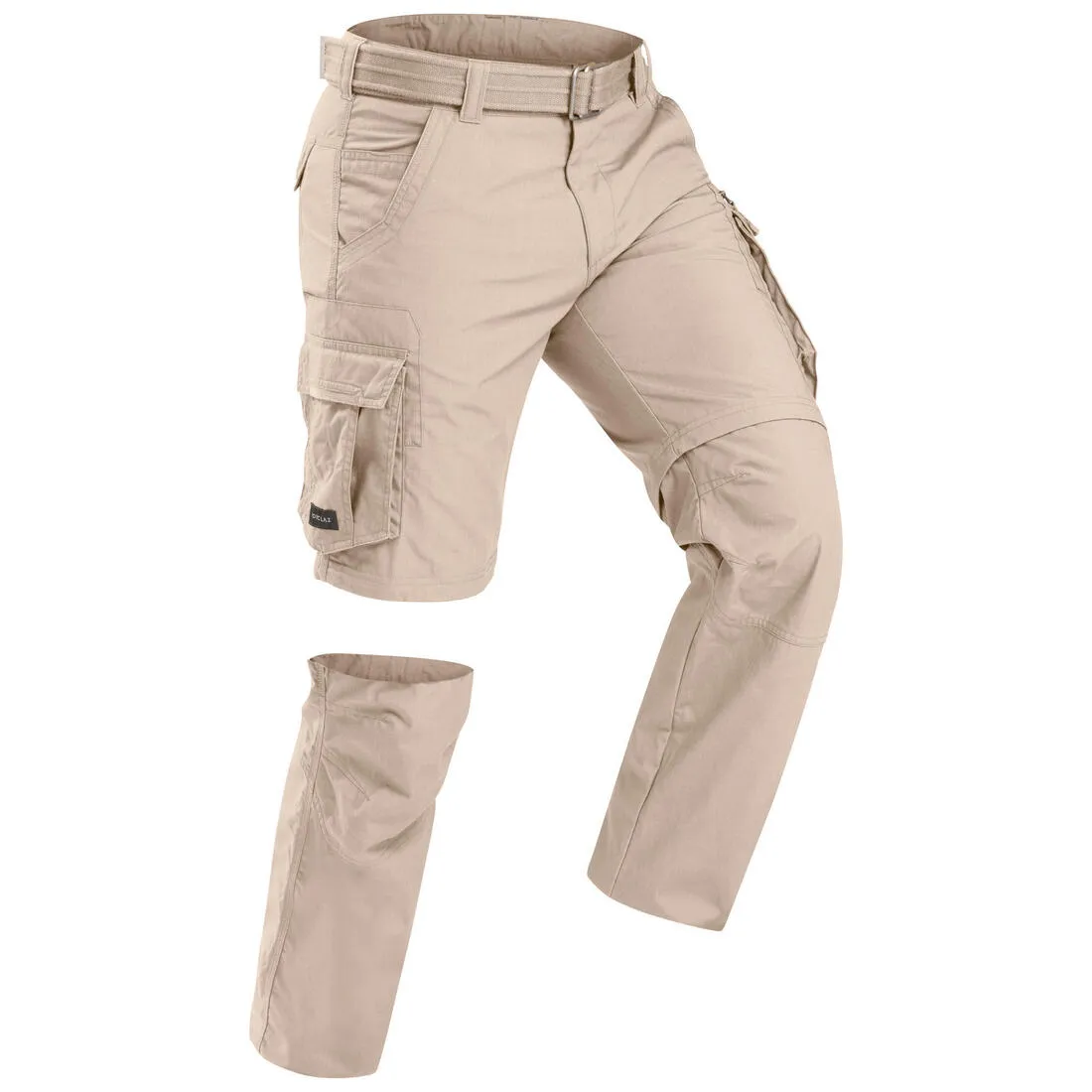 Men's Travel Trekking Zip-Off Cargo Trousers - Travel 500 Zip-Off