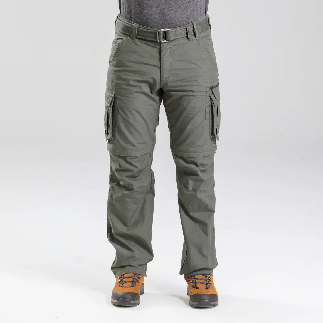 Men's Travel Trekking Zip-Off Cargo Trousers - Travel 500 Zip-Off