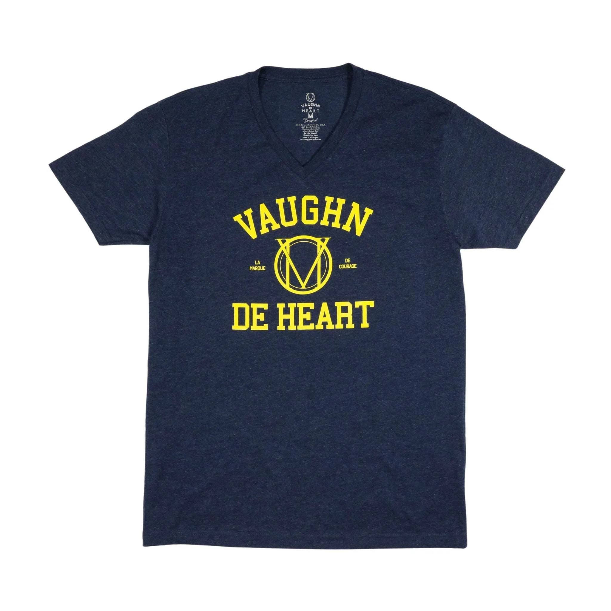 Men's - Wolverine Heather Blue V-Neck T-Shirt