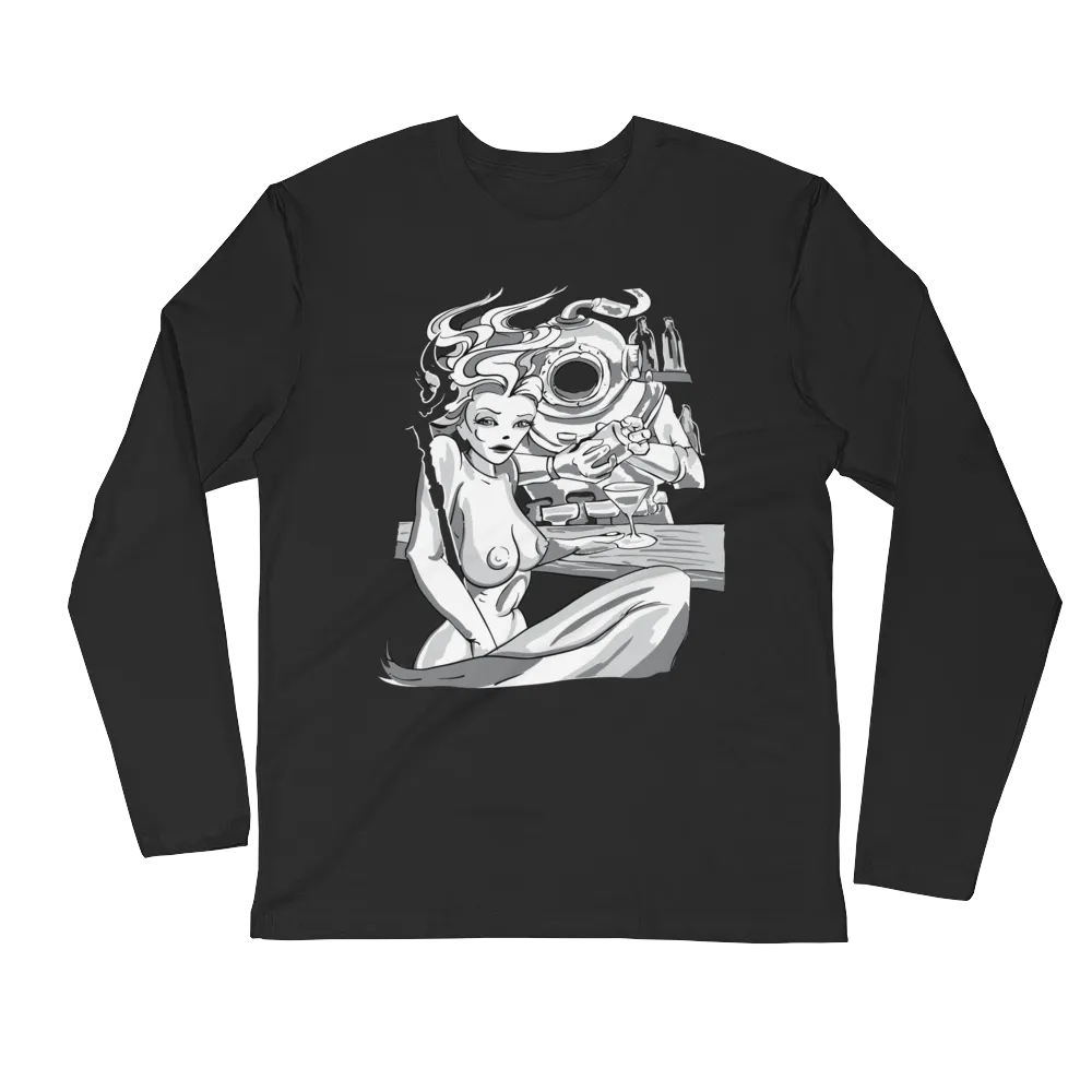 Mermaid N Bartender Long Sleeve T-Shirt