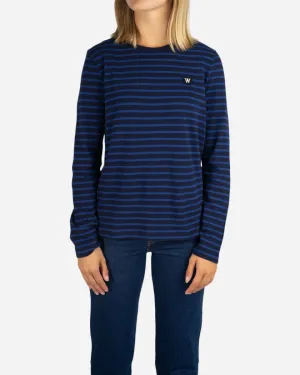 Moa lon Sleeve - Navy/Blue Stripes