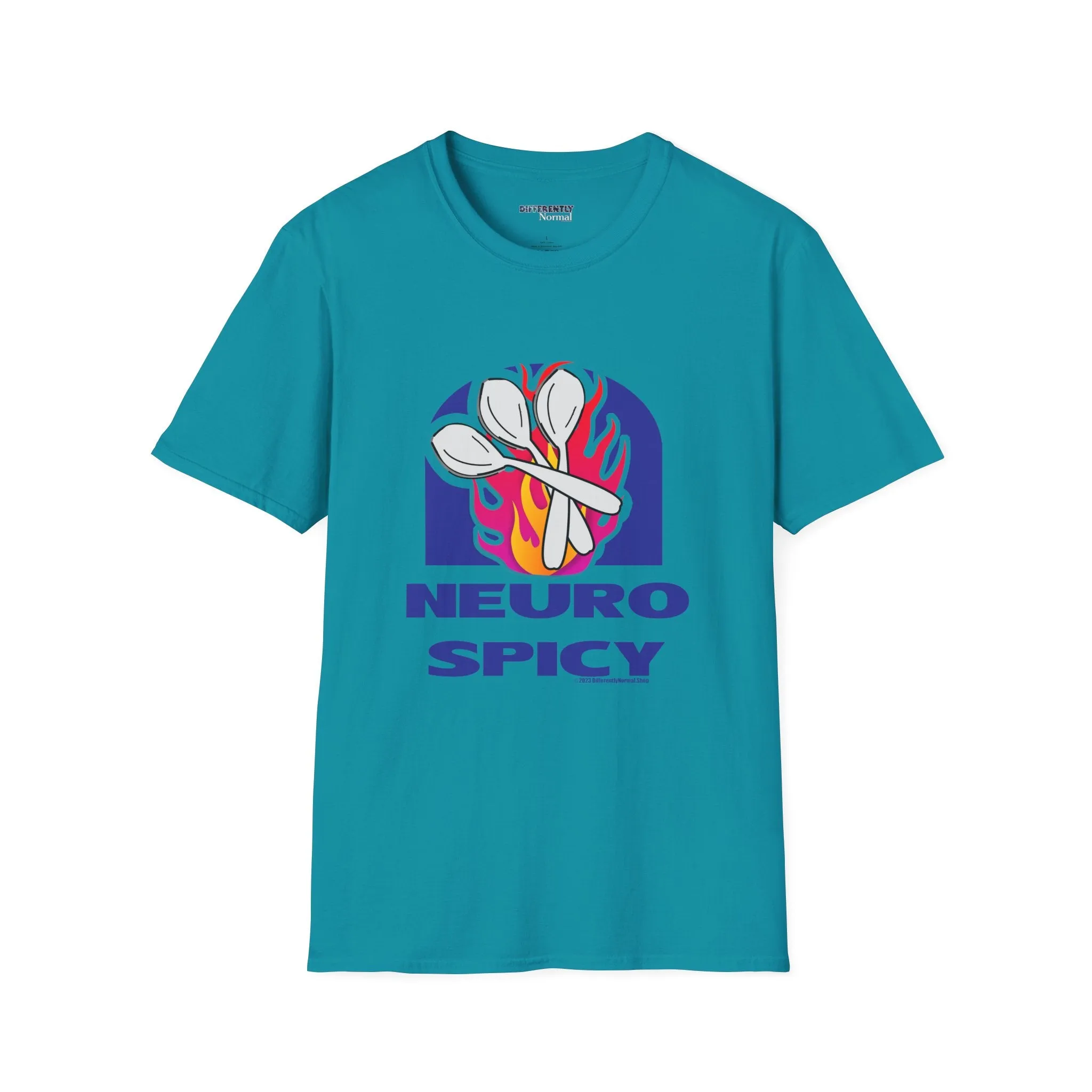 Neuro Spicy Celebrating Neurodiversity Unisex Tee - Taco Parody Shirt