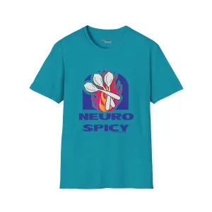 Neuro Spicy Celebrating Neurodiversity Unisex Tee - Taco Parody Shirt