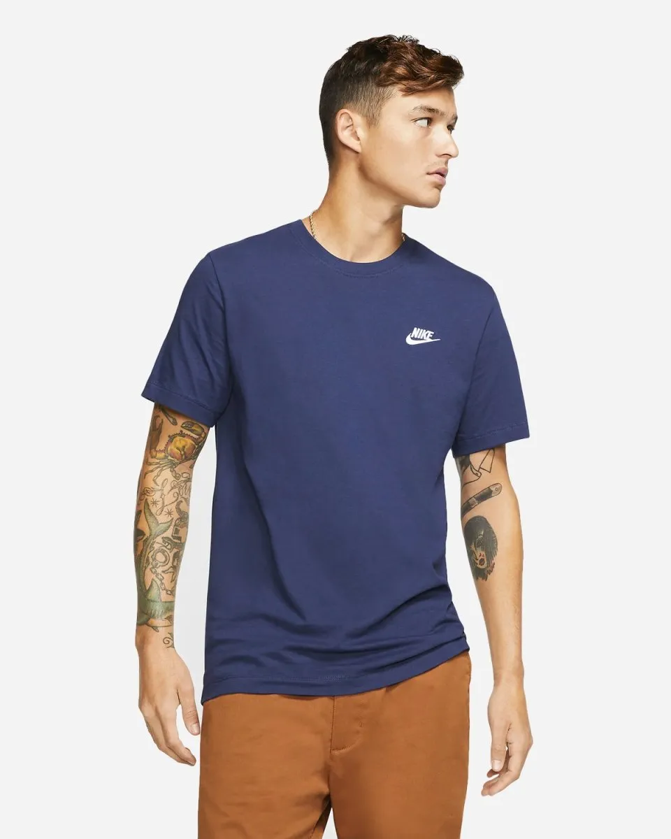 Nike Sportswear Club T-shirt - Navy/White