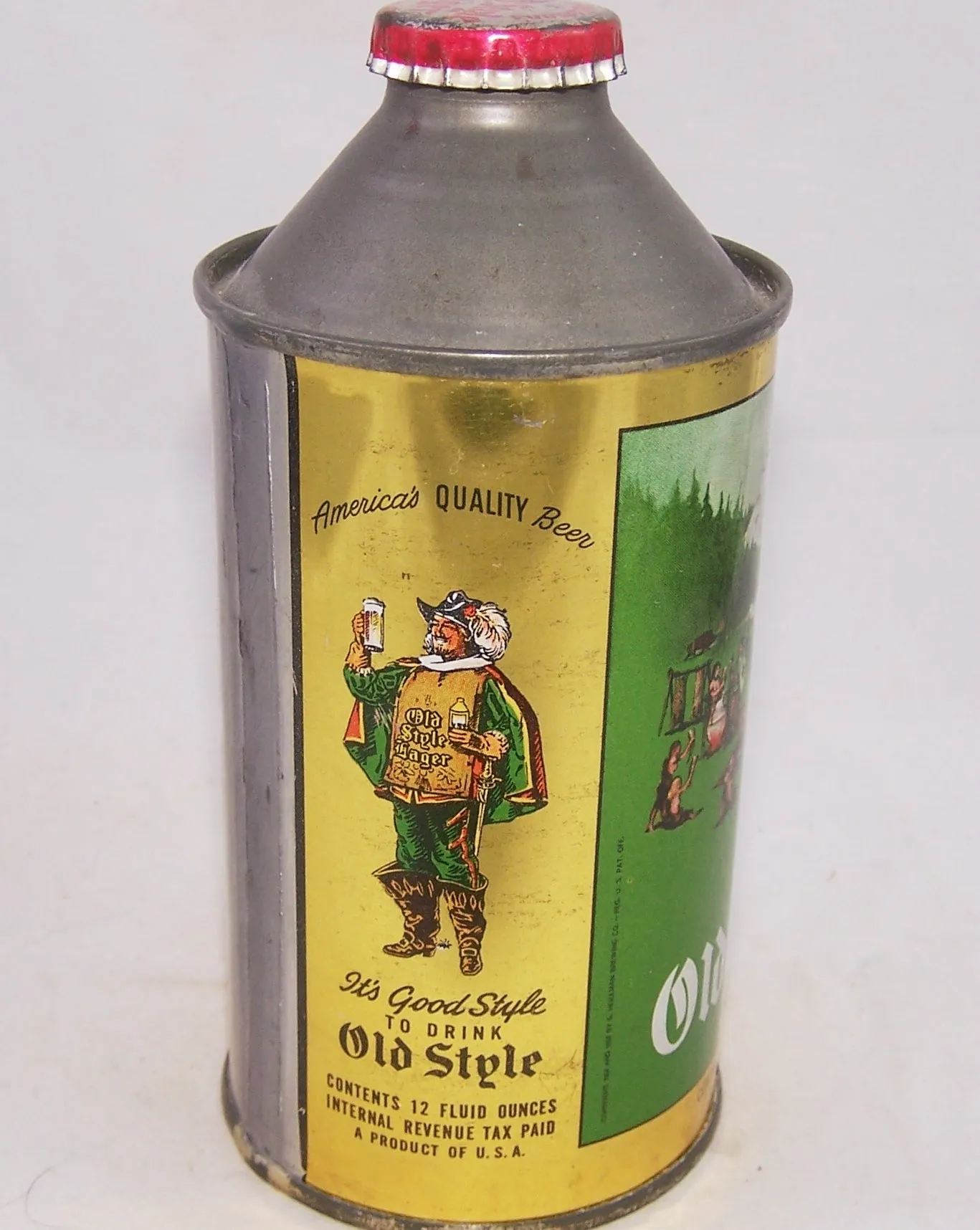 Old Style Lager Beer, CNMT 3.2% USBC 177-25, I.R.T.P Grade 1 to 1/1  Sold on 03/05/18