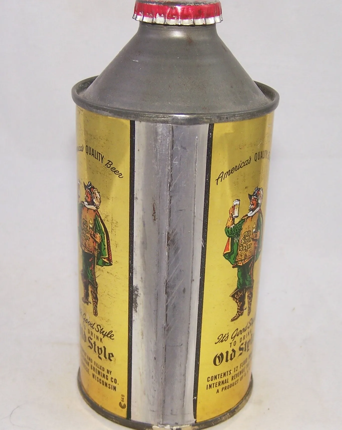 Old Style Lager Beer, CNMT 3.2% USBC 177-25, I.R.T.P Grade 1 to 1/1  Sold on 03/05/18