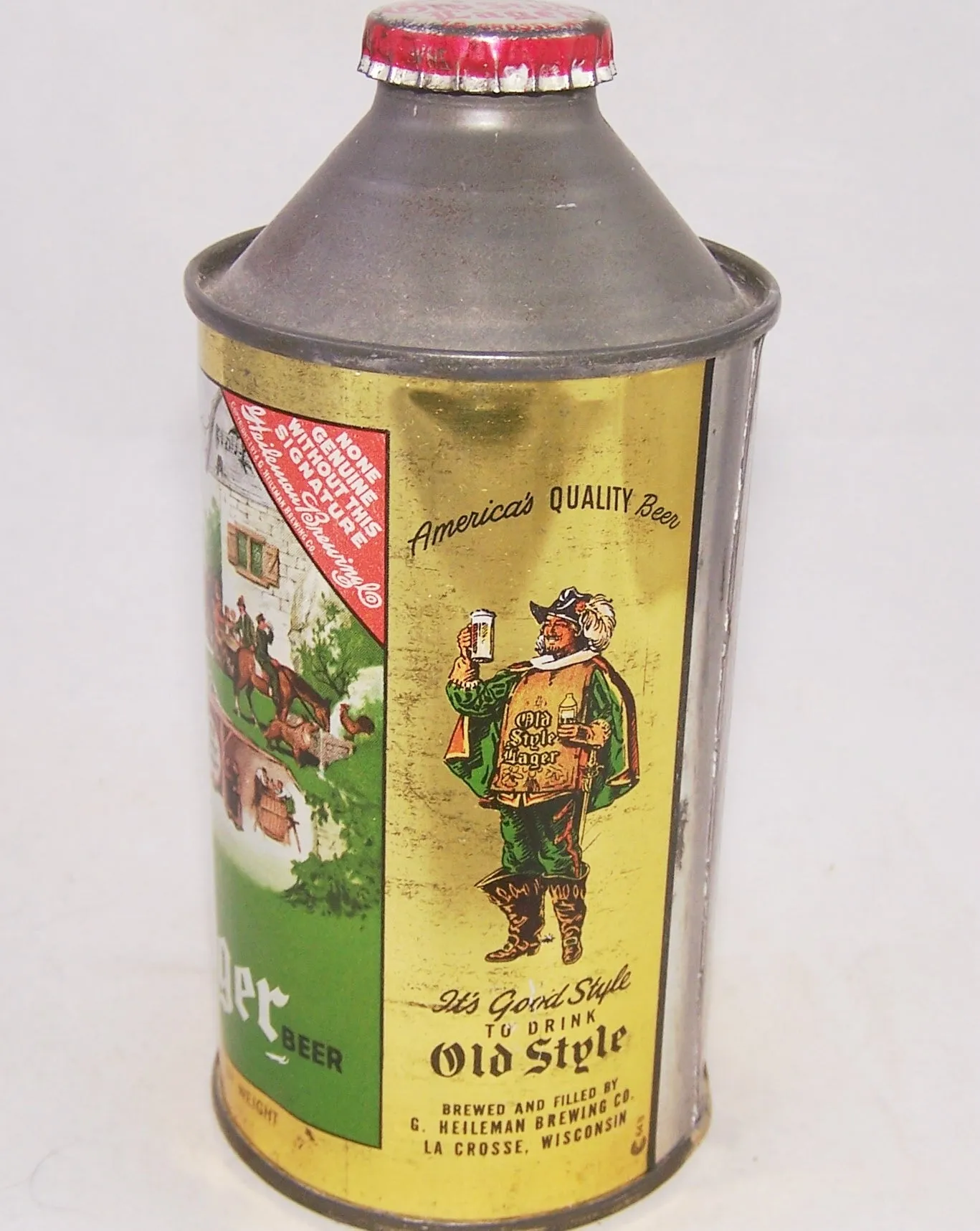 Old Style Lager Beer, CNMT 3.2% USBC 177-25, I.R.T.P Grade 1 to 1/1  Sold on 03/05/18