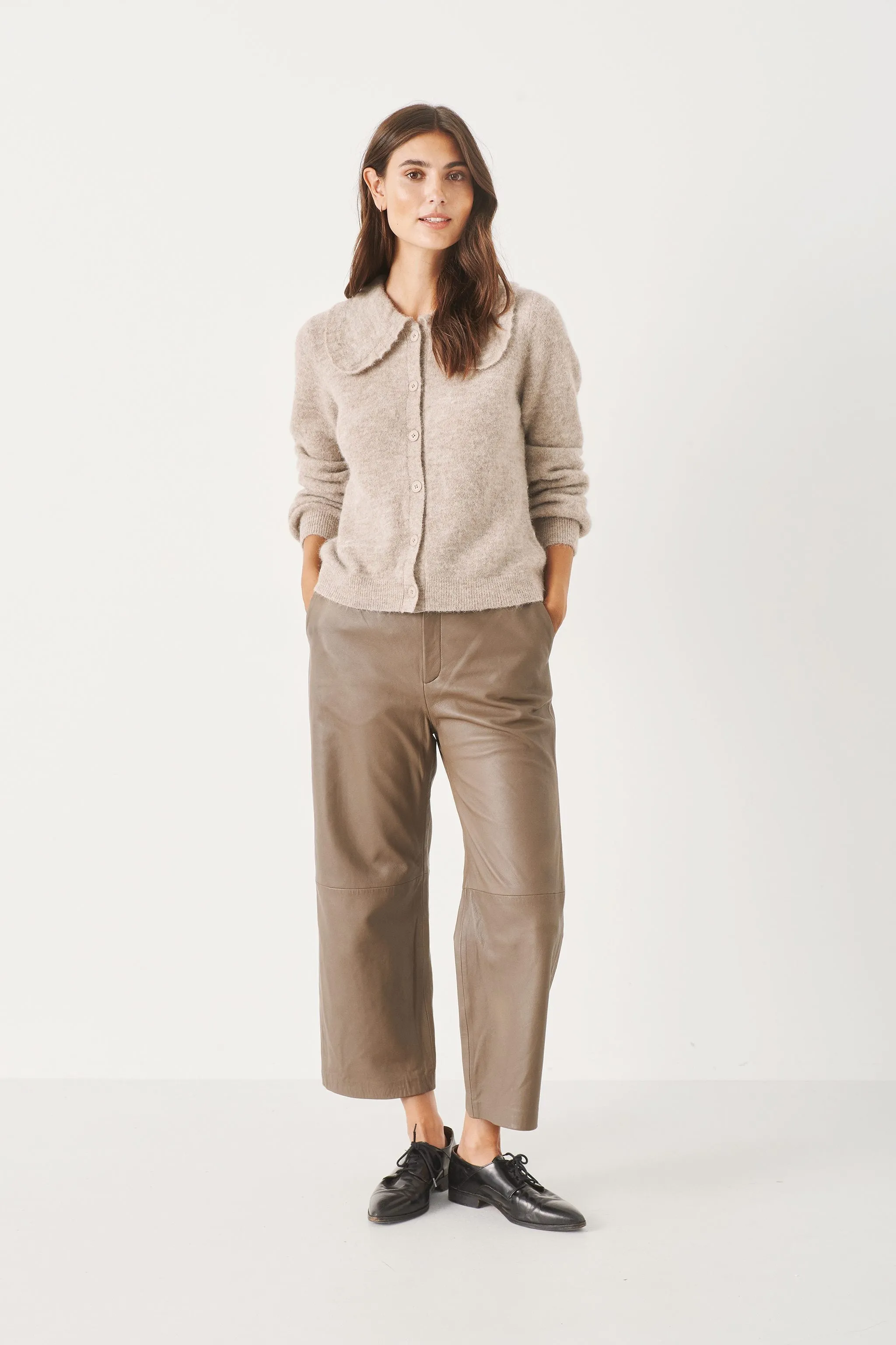 Part Two Lili Knitted Cardigan (Natural Melange)