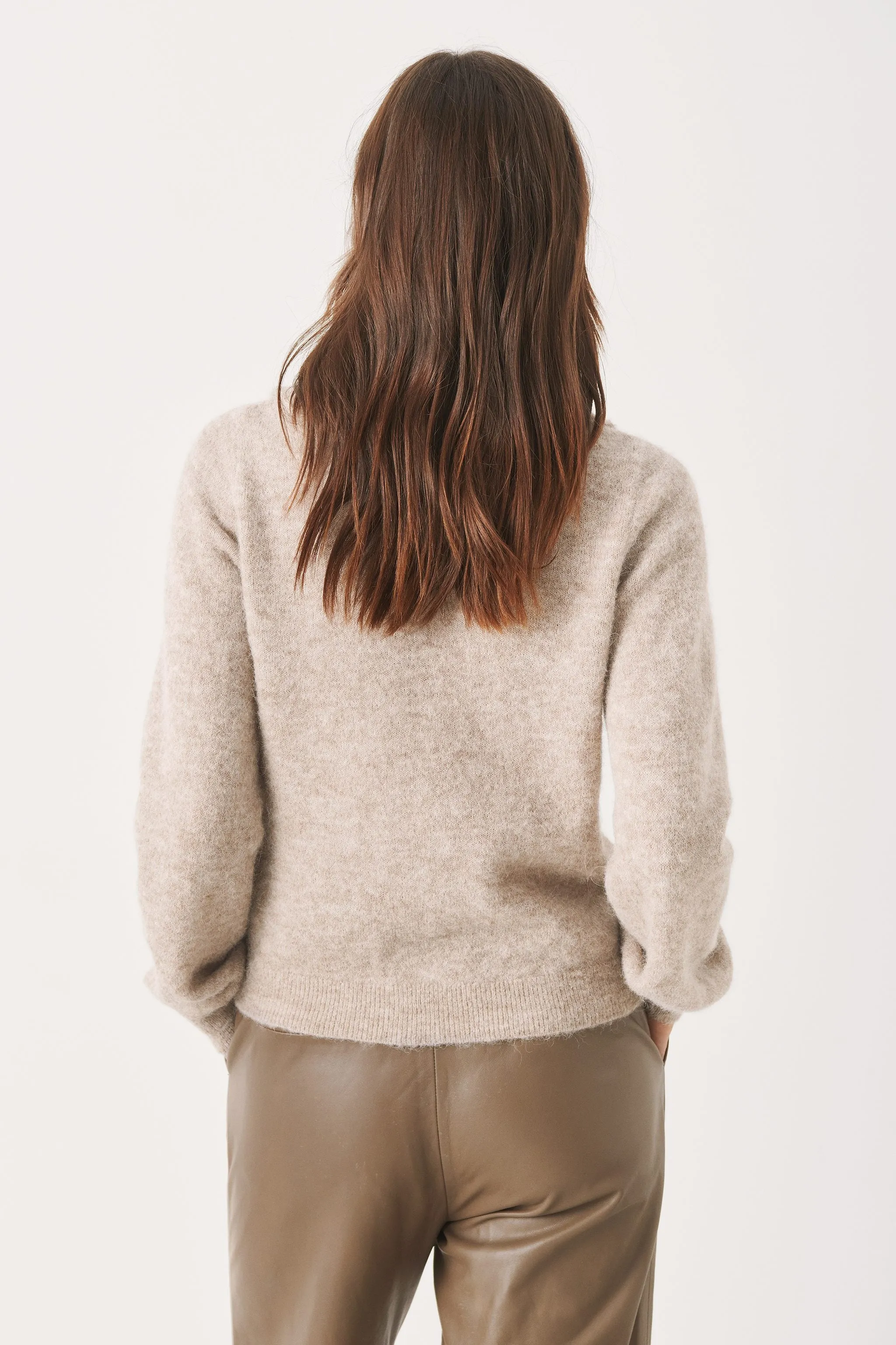 Part Two Lili Knitted Cardigan (Natural Melange)