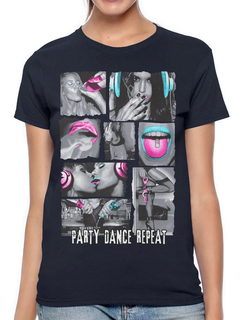 Party Dance Repeat Women's T-shirt