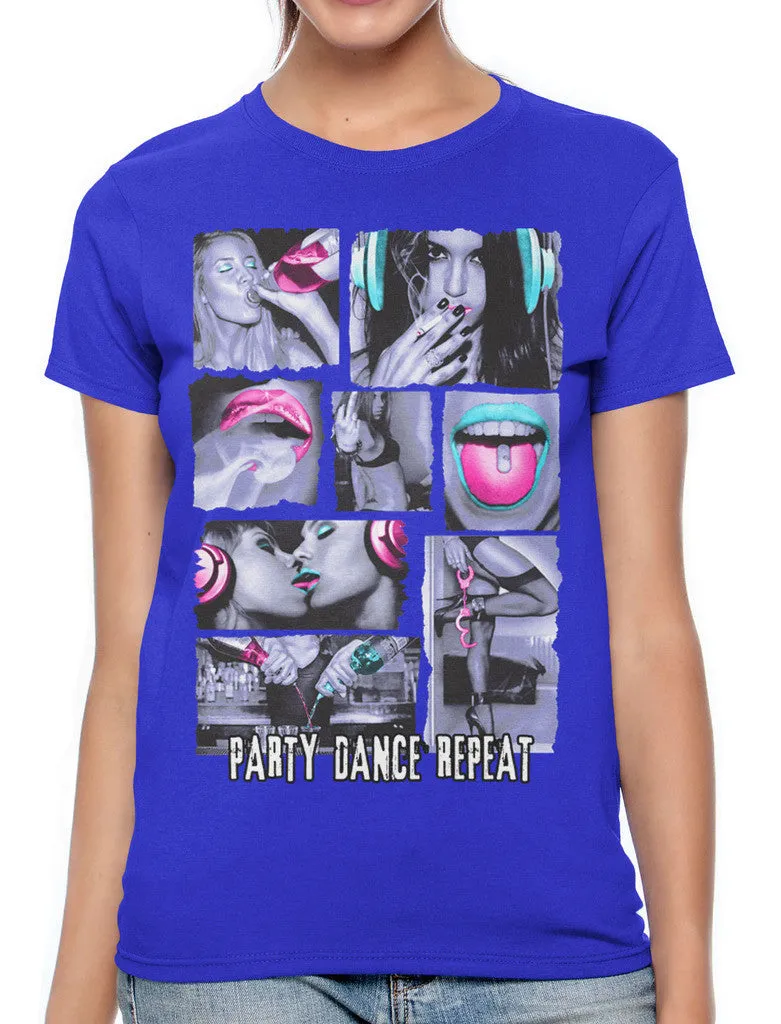 Party Dance Repeat Women's T-shirt