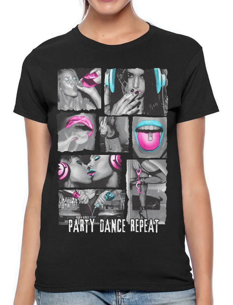 Party Dance Repeat Women's T-shirt