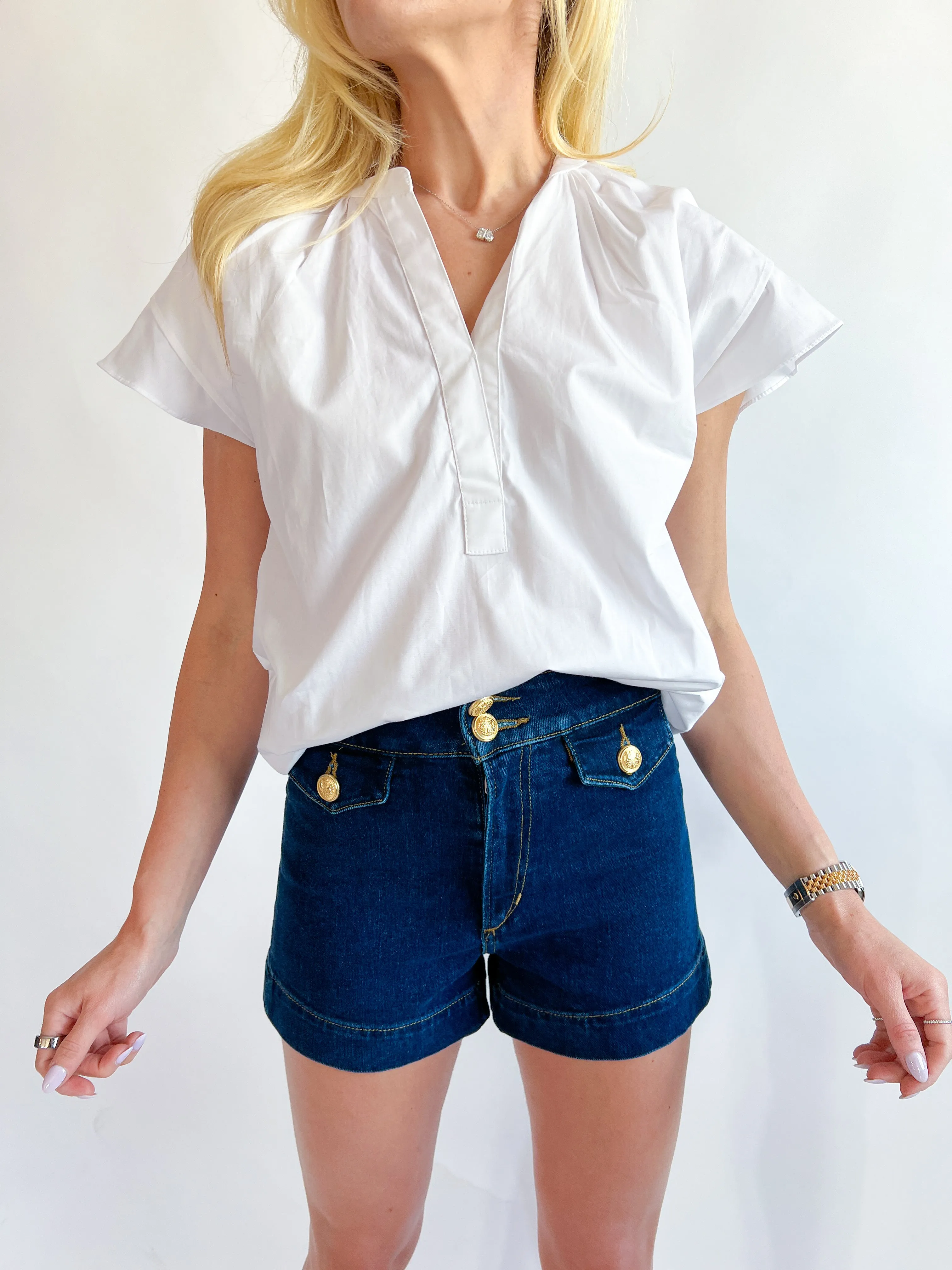 Quinn Cotton Blouse